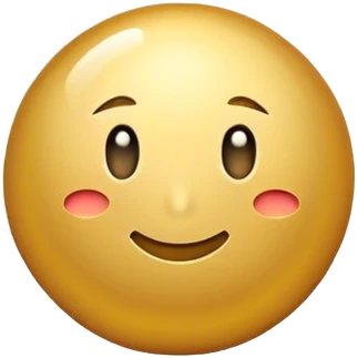 Gold dot emoji