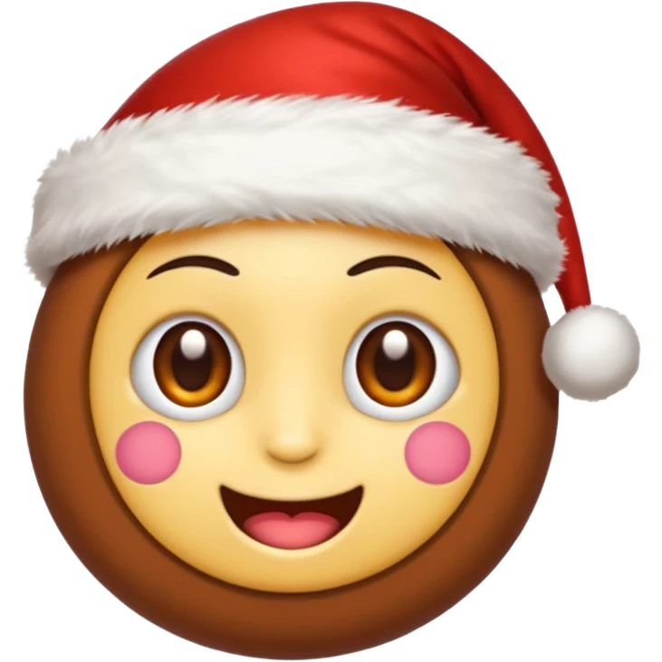 gere um emoji fofo de uma rena de natal emoji