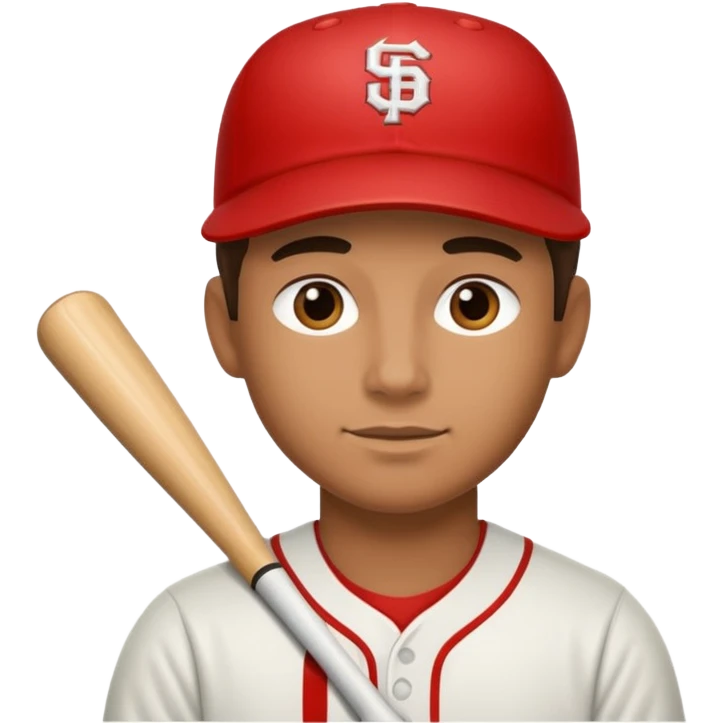 Baseball Player Center Fill emoji