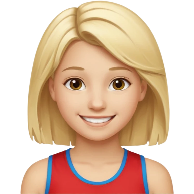 Jeune fille de 16 ans sportive et blonde et belle  emoji