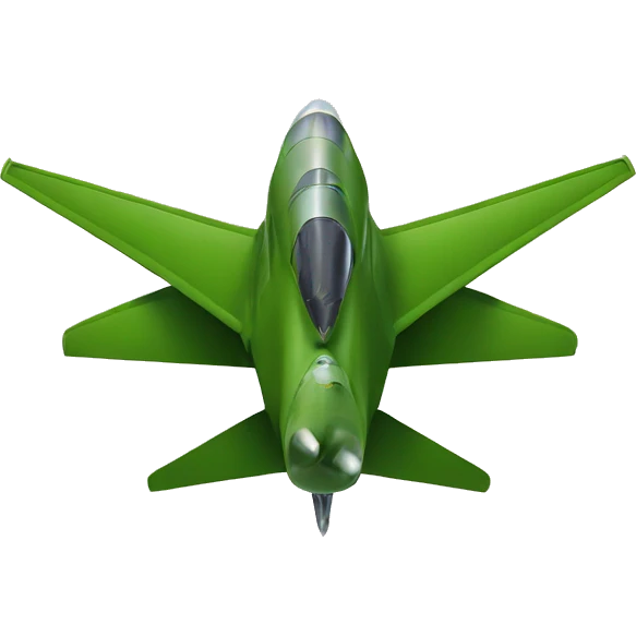 Hemp leaf riding a jet fighter plane emoji