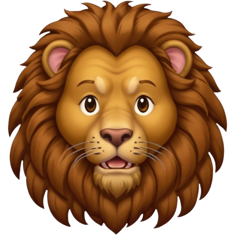 The Cowardly Lion from the Wizard of Oz emoji