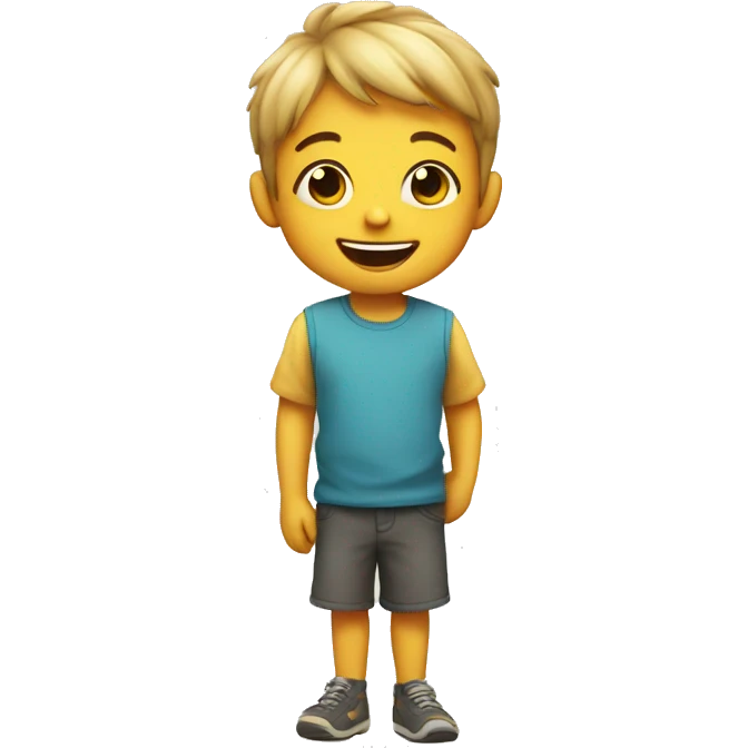 Happiness child emoji