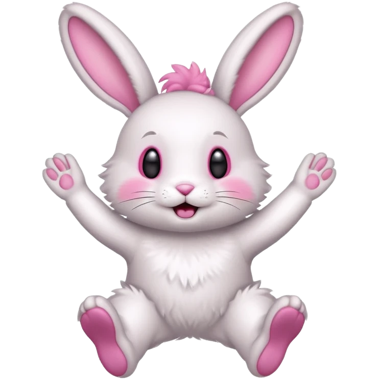 A bunny that jumps up and down emoji
