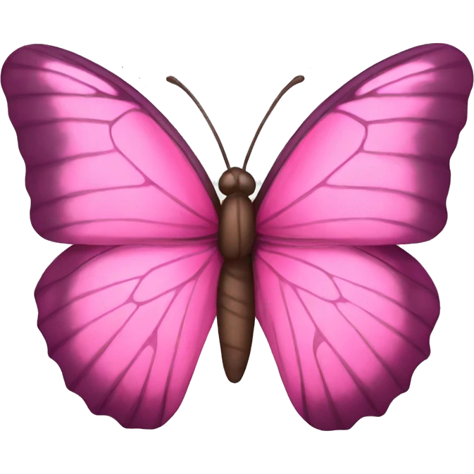 Pink butterfly  emoji