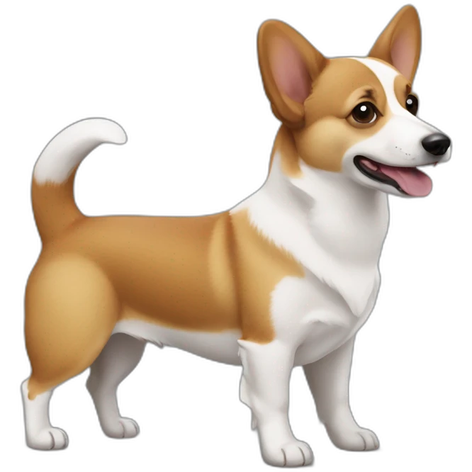 Corgi jack Russel mix emoji