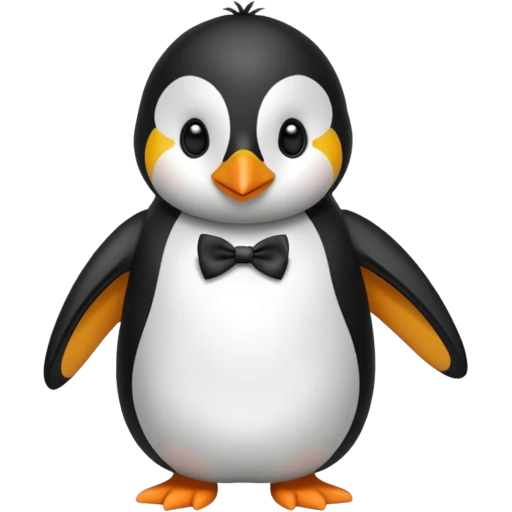 Pinguino con pijama emoji