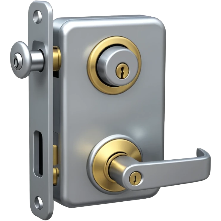 Steeldoor lock emoji