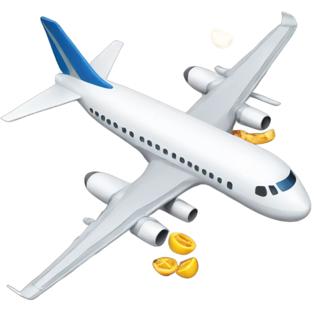 Plane eating  emoji
