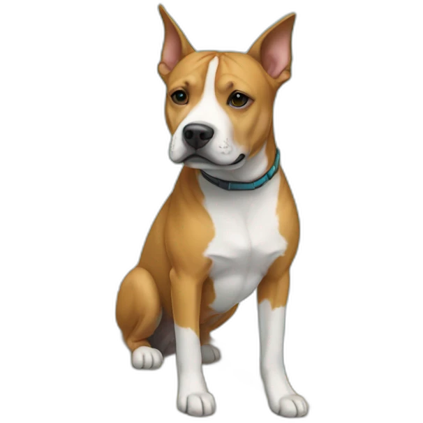 amstaff on surfboard emoji
