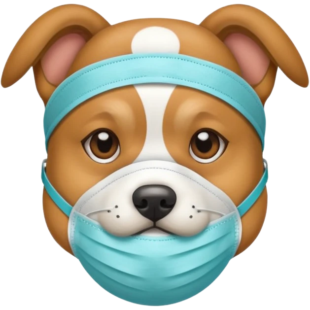 dog Wearing Medical Mask emoji