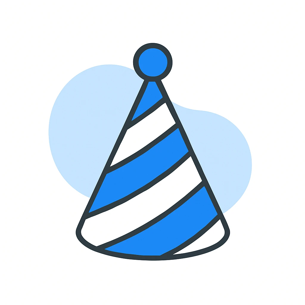 party hat emoji