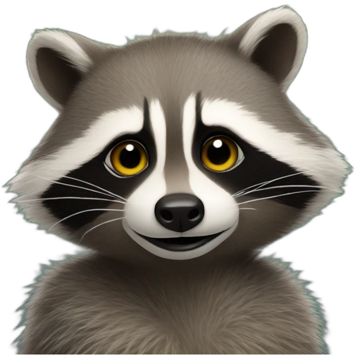 Racoon emoji