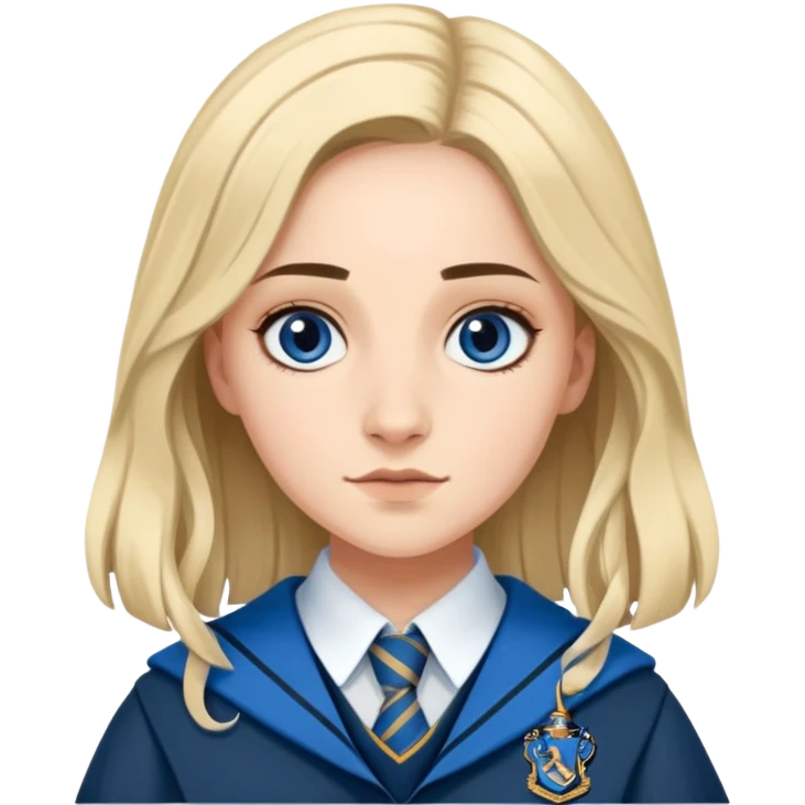 Gemma Padley is Penelope Clearwater in harry potter, wear hogwarts Ravenclaw uniform emoji
