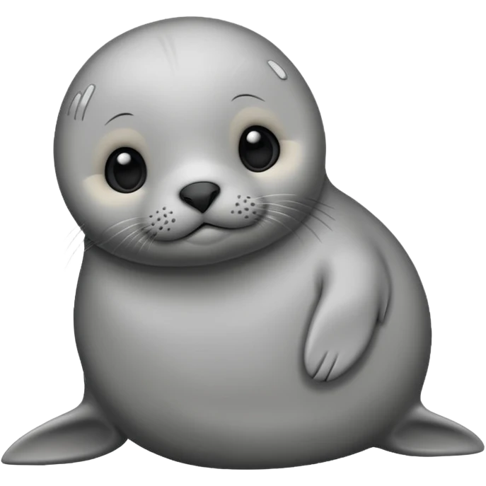 Cuddly seal emoji