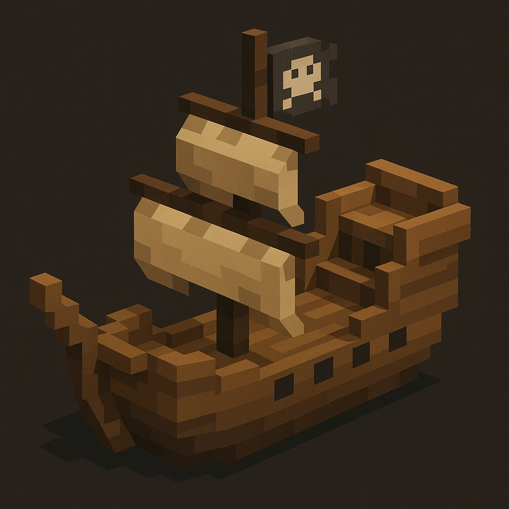 pirate ship emoji