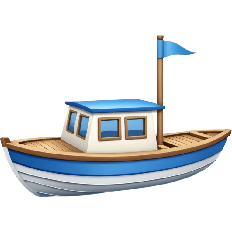boat in cartoon  emoji