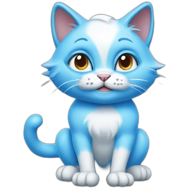 Smurf cat emoji
