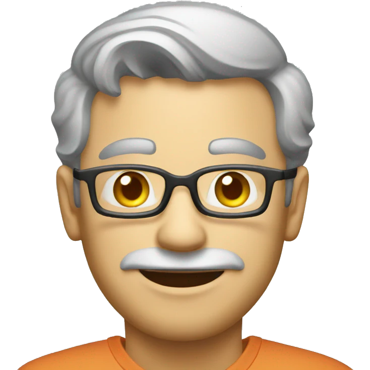 man real estate with mustage emoji