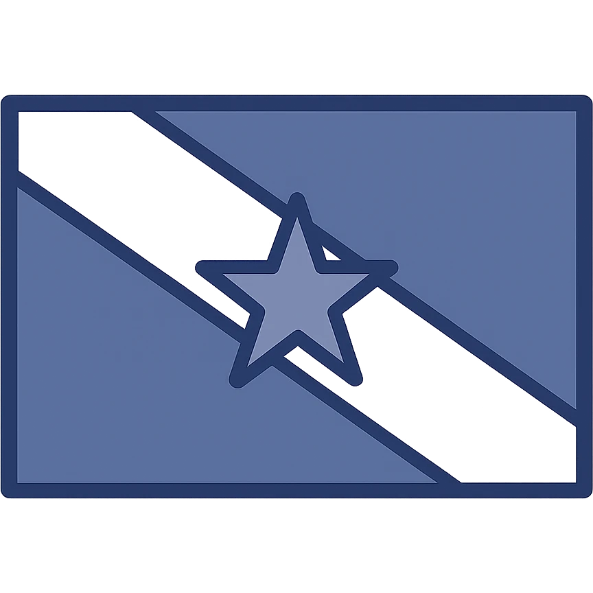 flag of the state of Pará, Brazil, flat style, no text emoji