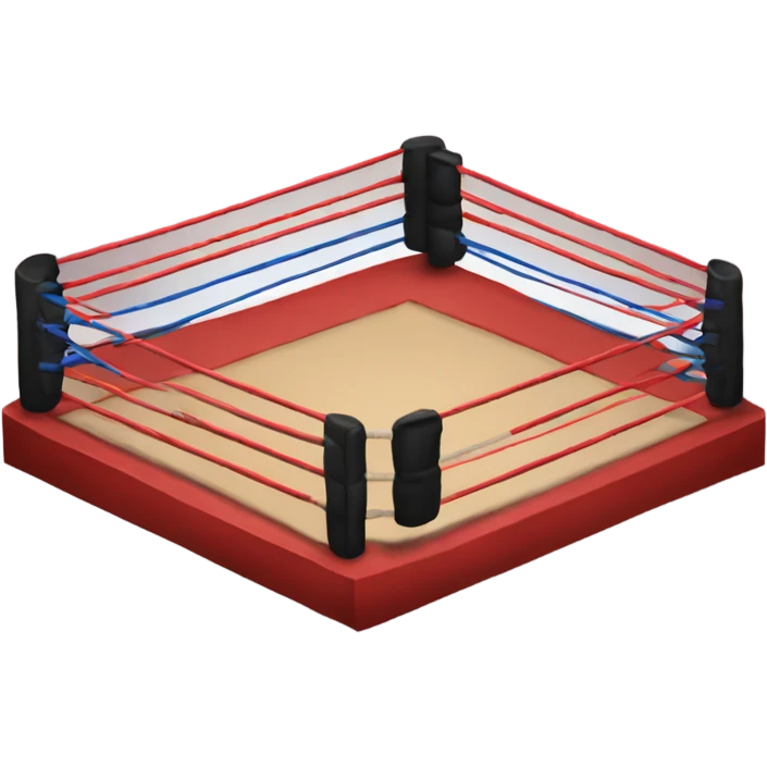 Boxing ring  emoji