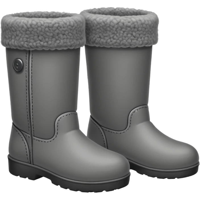A felt boots emoji