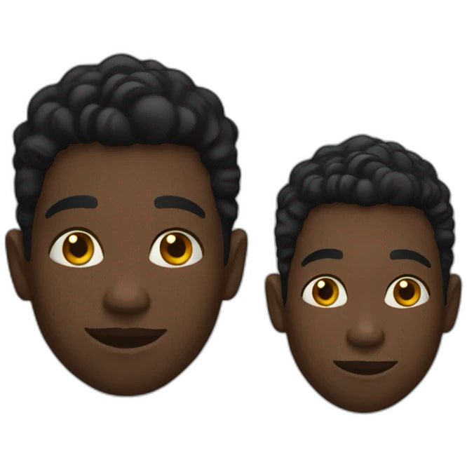 black gay guy emoji