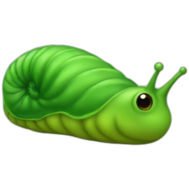 green slug emoji