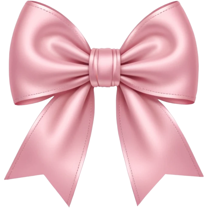 Light pink bow  emoji