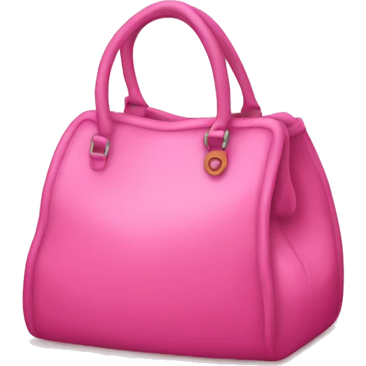 Pink bag emoji