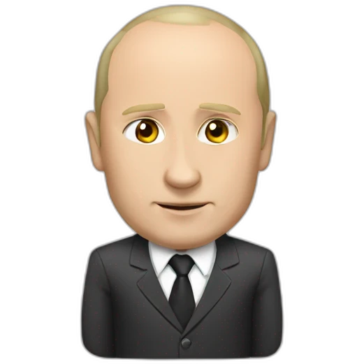 Putin with test tag emoji