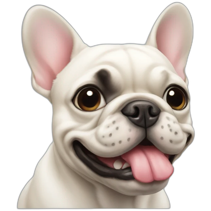 French bulldog emoji