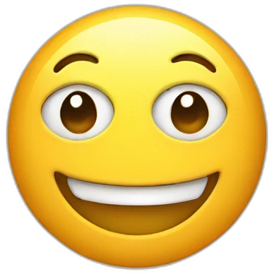 Emoji smiling with eyes emoji