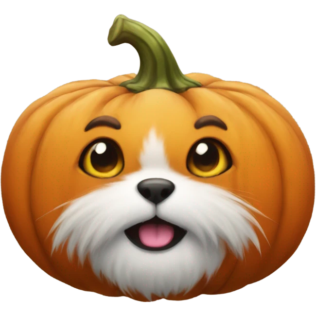 Furry pumpkin emoji