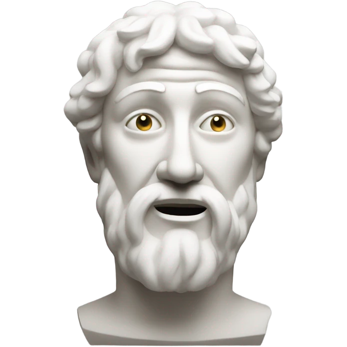 Ancient White Looking Sculpture emoji