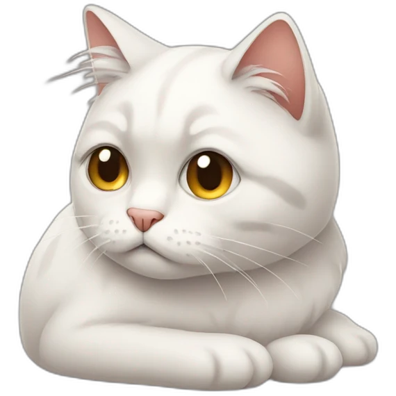 Sad cat emoji