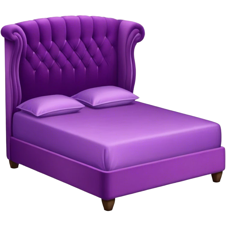 Fancy Purple bed emoji