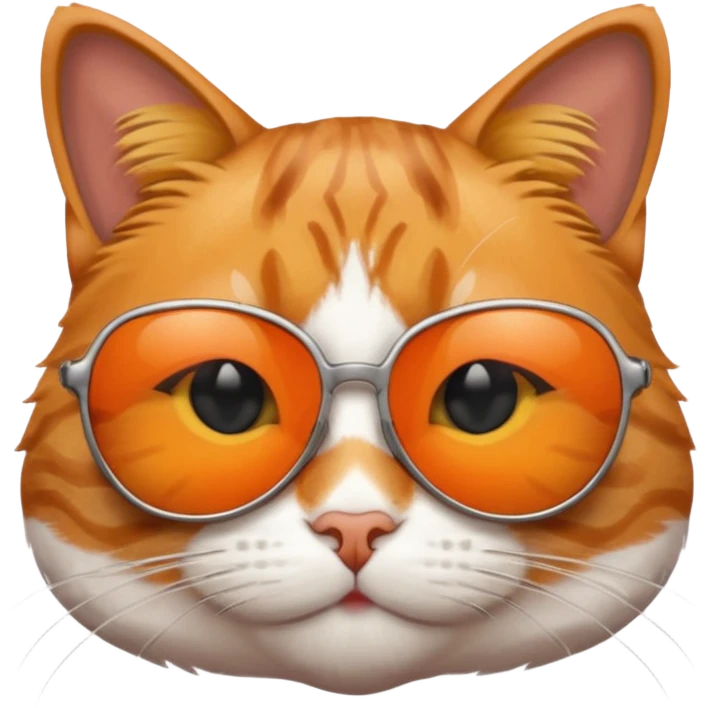 Cat wearing sunglasses emoji
