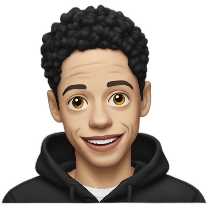 black pete davidson emoji