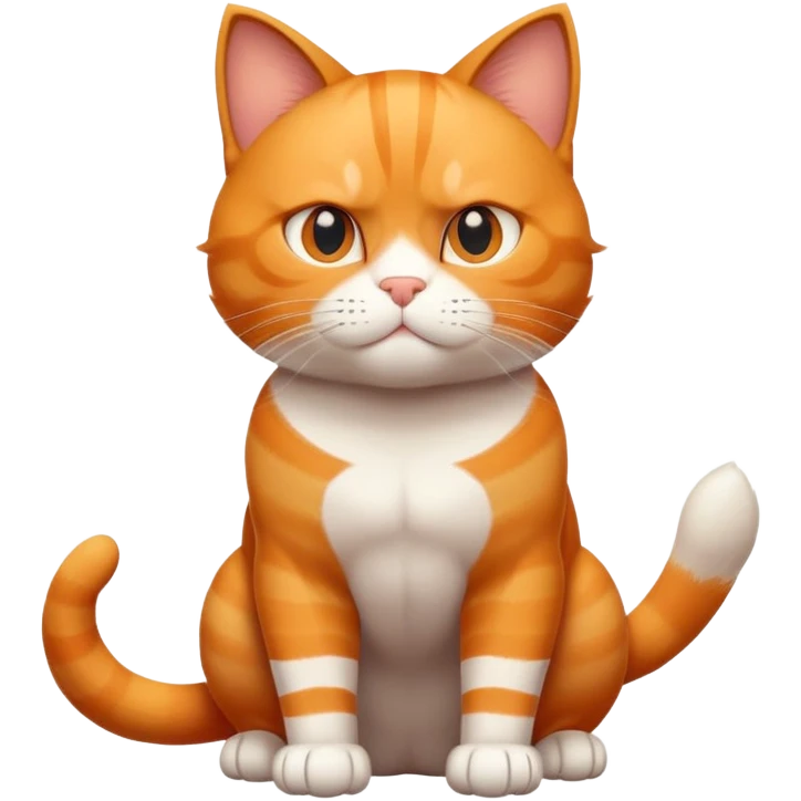 Muscle cat emoji