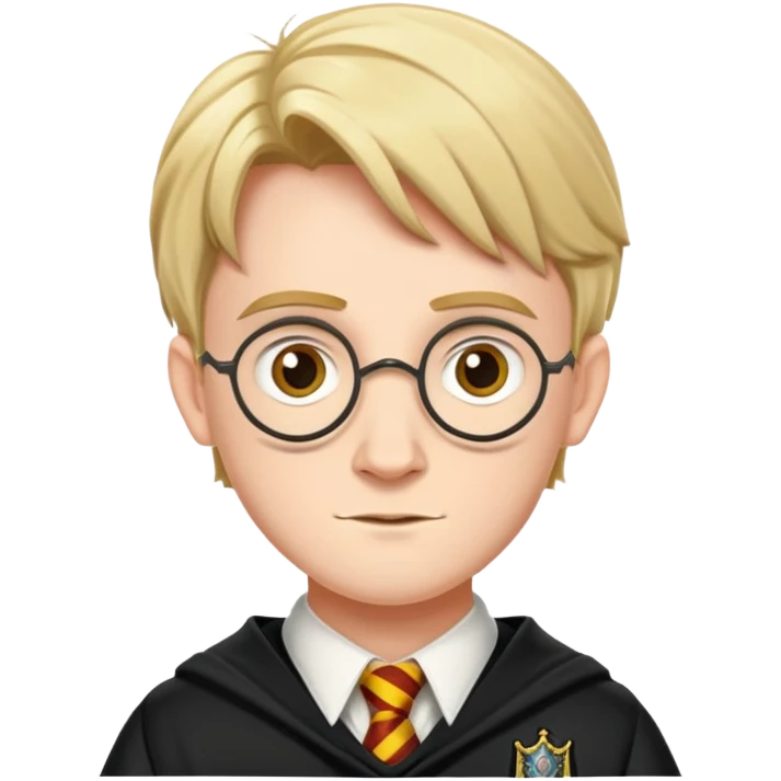 colin creevey in harry potter, wear hogwarts uniform emoji