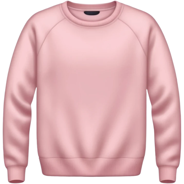 very very light pink sweater without any faces on them emoji