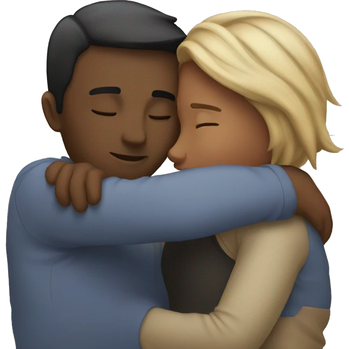 hugging kiss emoji
