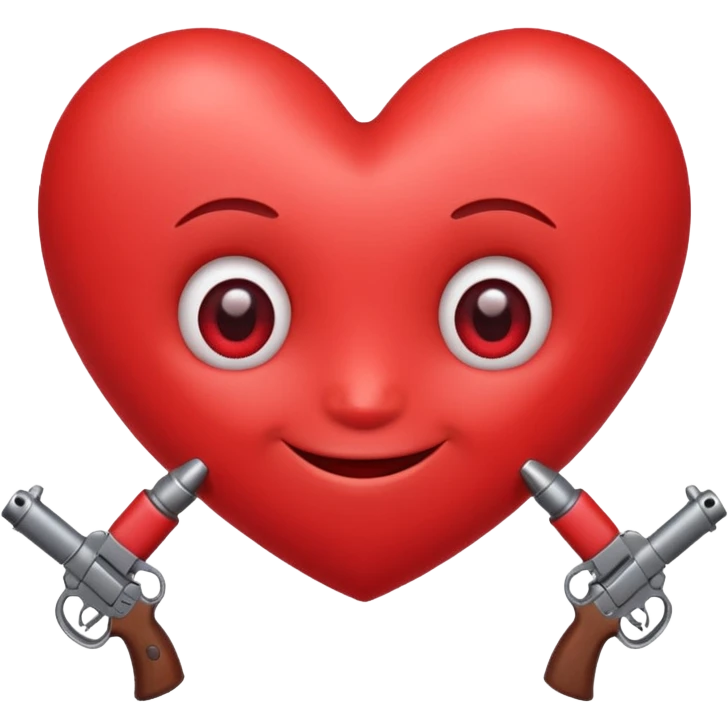 corazon de caricatura, amable, alegre, romantico, que tenga bracitos, ojos y sonrisa emoji