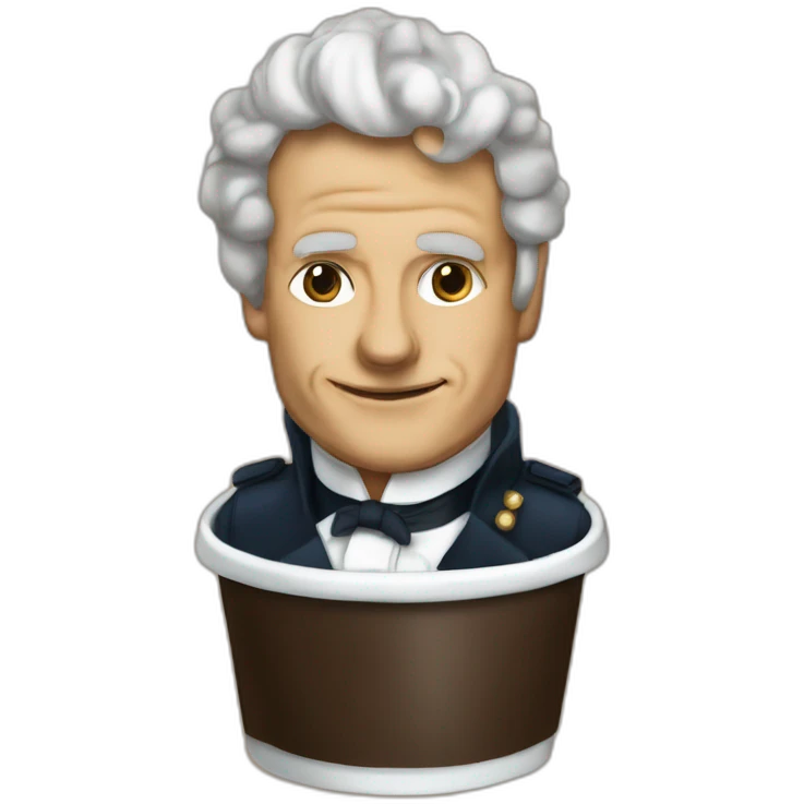Napoléon frappe Macron emoji