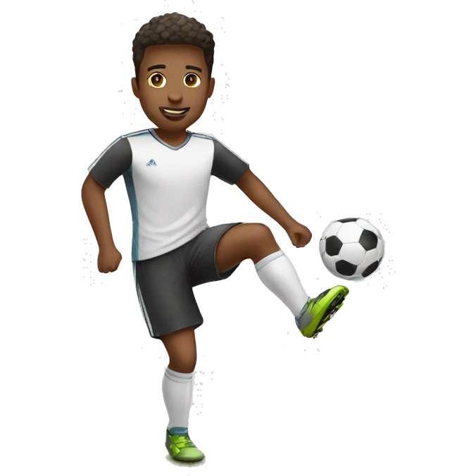 guy playing soccer emoji