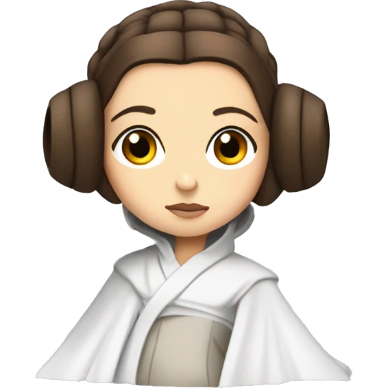 Aerodynamic Princess Leia super hypercar emoji