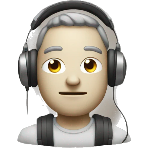 hommer with headphones emoji