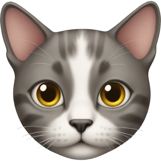 Cat without The hairs emoji