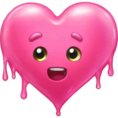 Slime heart  emoji
